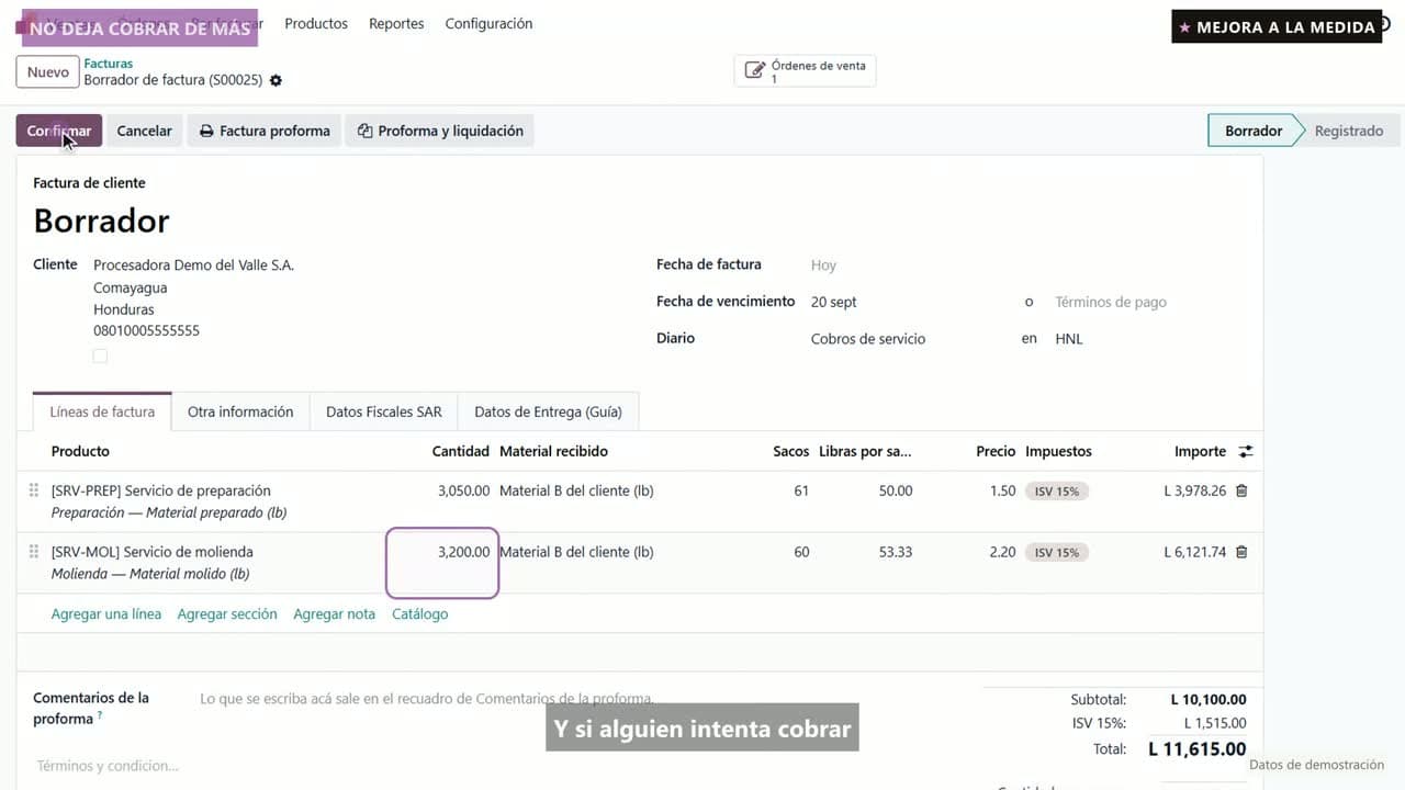 Vista del video: Devolver el material y cobrar justo lo que salió