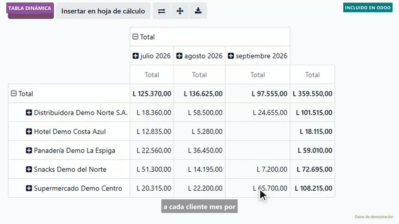 Vista del video: Odoo estándar: tus ventas por cliente al instante